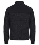 Clique Haines neulottu miesten fleecetakki  musta (painatuksella) - Avecor Oy - Liikelahjat ja markkinointituotteet yrityksille