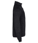 Clique Haines neulottu miesten fleecetakki  musta (painatuksella) - Avecor Oy - Liikelahjat ja markkinointituotteet yrityksille