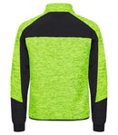 Clique Haines neulottu miesten fleecetakki (painatuksella) neonkeltainen - Avecor Oy - Liikelahjat ja markkinointituotteet yrityksille