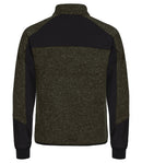 Clique Haines neulottu miesten fleecetakki  tumman vihreä (painatuksella) - Avecor Oy - Liikelahjat ja markkinointituotteet yrityksille