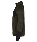 Clique Haines neulottu miesten fleecetakki  tumman vihreä (painatuksella) - Avecor Oy - Liikelahjat ja markkinointituotteet yrityksille