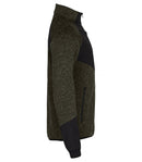 Clique Haines neulottu miesten fleecetakki  tumman vihreä (painatuksella) - Avecor Oy - Liikelahjat ja markkinointituotteet yrityksille