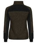 Clique Haines neulottu naisten fleecetakki tumman vihreä (painatuksella) - Avecor Oy - Liikelahjat ja markkinointituotteet yrityksille