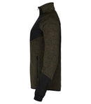 Clique Haines neulottu naisten fleecetakki tumman vihreä (painatuksella) - Avecor Oy - Liikelahjat ja markkinointituotteet yrityksille