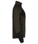 Clique Haines neulottu naisten fleecetakki tumman vihreä (painatuksella) - Avecor Oy - Liikelahjat ja markkinointituotteet yrityksille