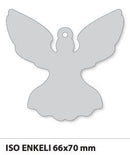 Kotimainen pehmoheijastin (erikoismuodot – painatuksella) iso enkeli - Avecor Oy - Liikelahjat ja markkinointituotteet yrityksille