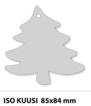 Kotimainen pehmoheijastin (erikoismuodot – painatuksella) iso kuusi - Avecor Oy - Liikelahjat ja markkinointituotteet yrityksille