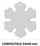 Kotimainen pehmoheijastin (yleisimmät heijastinmuodot – painatuksella) lumihiutale - Avecor Oy - Liikelahjat ja markkinointituotteet yrityksille