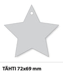 Kotimainen pehmoheijastin (yleisimmät heijastinmuodot – painatuksella) tähti - Avecor Oy - Liikelahjat ja markkinointituotteet yrityksille