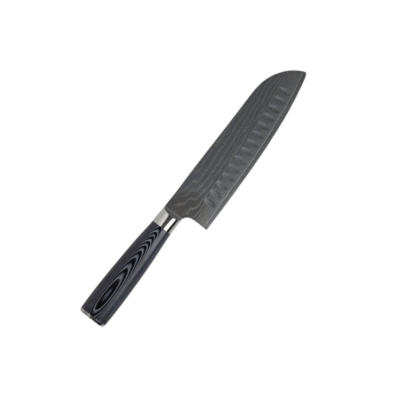 Damascus santoku - veitsi (kaiverruksella) - Avecor Oy - Liikelahjat ja markkinointituotteet yrityksille