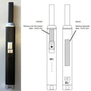 Elektroninen uudelleenladattava plasmasytytin (280 mAh – painatuksella) - Avecor Oy - Liikelahjat ja markkinointituotteet yrityksille