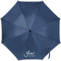 Heijastava sateenvarjo (musta tai tummansininen – painatuksella) - Avecor Oy - Liikelahjat ja markkinointituotteet yrityksille