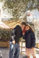 Lasten kierrätetty toppatakki (painatuksella) - Avecor Oy - Liikelahjat ja markkinointituotteet yrityksille