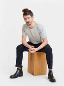 Miesten Pure Waste - T - paita (painatuksella) meleerattu harmaa - Avecor Oy - Liikelahjat ja markkinointituotteet yrityksille