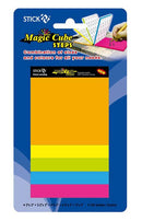 Muistilappukuutio (150 kpl – 5 eri väriä) - Avecor Oy - Liikelahjat ja markkinointituotteet yrityksille