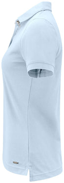 Naisten luksus - pikeepaita (UV - suoja - painatuksella) vaaleansininen - Avecor Oy - Liikelahjat ja markkinointituotteet yrityksille