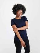 Naisten Pure Waste - T-paita (painatuksella) laivastonsininen - Avecor Oy - Liikelahjat ja markkinointituotteet yrityksille