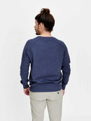 Pure Waste - college, unisex (painatuksella) meleerattu laivastonsininen - Avecor Oy - Liikelahjat ja markkinointituotteet yrityksille