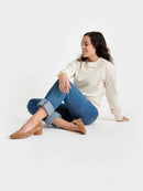 Pure Waste - college, unisex (painatuksella) pellava - Avecor Oy - Liikelahjat ja markkinointituotteet yrityksille