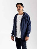 Pure Waste - huppari, unisex (painatuksella) meleerattu laivastonsininen - Avecor Oy - Liikelahjat ja markkinointituotteet yrityksille