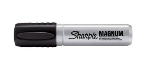 Sharpie Marker Magnum 44 -huopakynä (musta - viistokärki) - Avecor Oy - Liikelahjat ja markkinointituotteet yrityksille