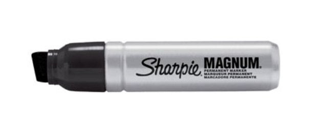 Sharpie Marker Magnum 44 -huopakynä (musta - viistokärki) - Avecor Oy - Liikelahjat ja markkinointituotteet yrityksille
